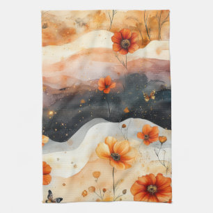 Linge De Cuisine Papillon Vintage Fleur Sauvage (4)