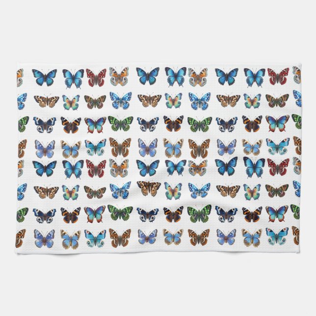 Linge De Cuisine Papillons (Horizontal)