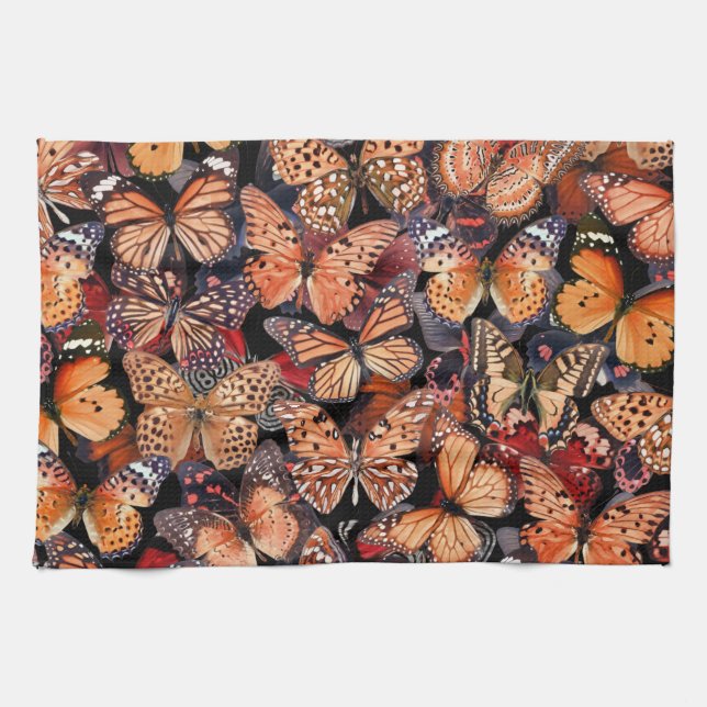 Linge De Cuisine Papillons (Horizontal)