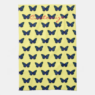 Linge De Cuisine Papillons bleus Tonnerre_Cove Kitchen Towne