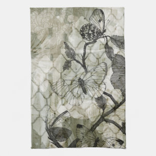 Linge De Cuisine Papillons d'arabesque II