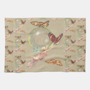Linge De Cuisine Papillons et un ange