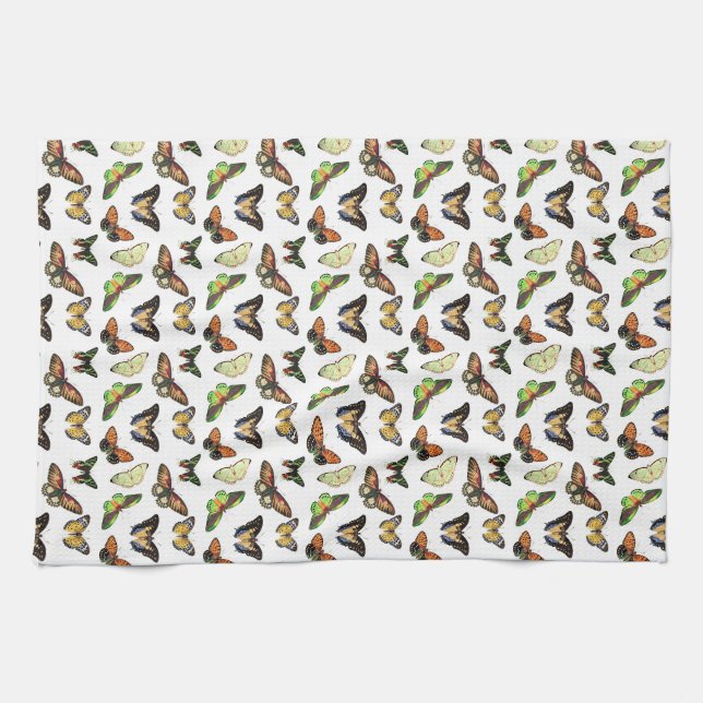 Linge De Cuisine Papillons Vintage (Horizontal)
