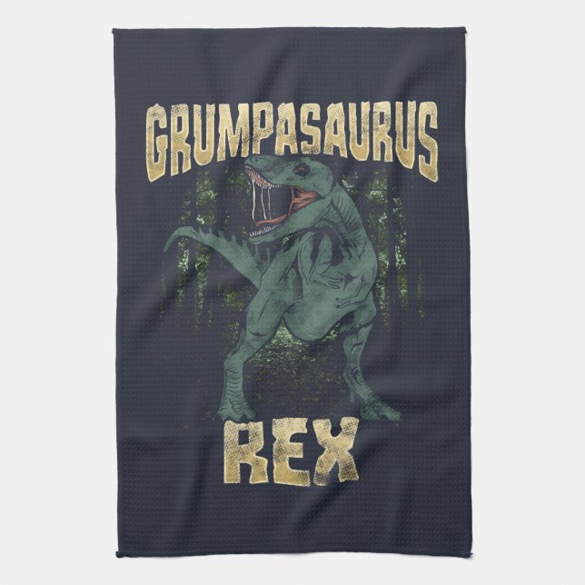 Linge De Cuisine Papy Grumpasaurus Rex Dinosaure T Rex (Vertical)