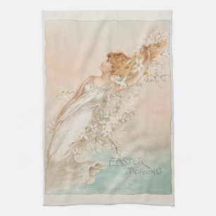 Linge De Cuisine "Pâques" - Impression vintage, L. Prang & Co.