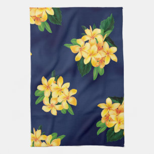 Linge De Cuisine Paradis tropical Plumeria Hawaiian