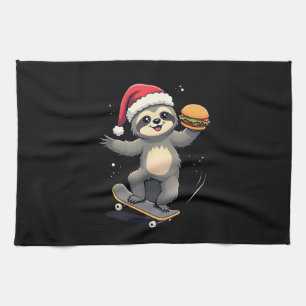 Linge De Cuisine PAResseux de noël Funny Christmas Sloth Planche à