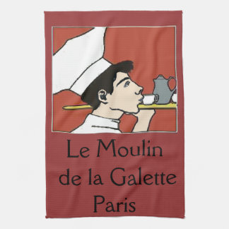 Linge De Cuisine Paris Café, ajouter du texte