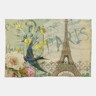 Linge De Cuisine Paris France Voyage Vintage Art Antique Peinture