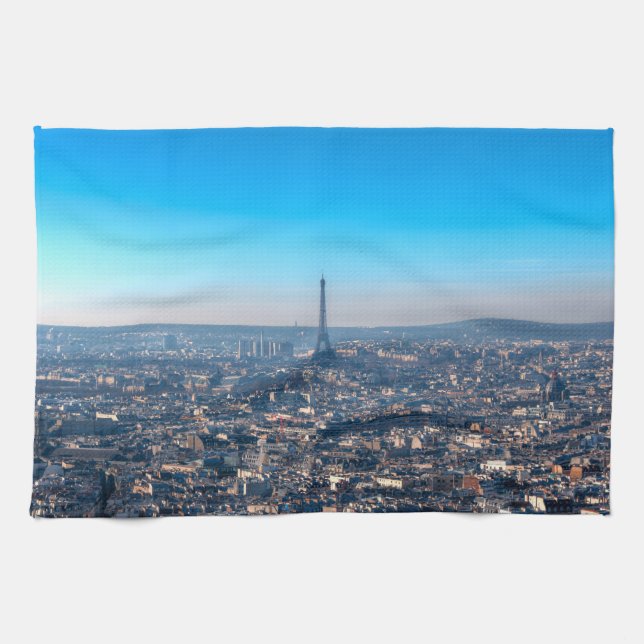 Linge De Cuisine Paris Skyline (Horizontal)
