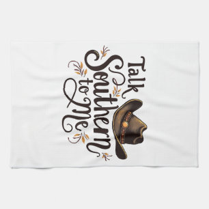 Linge De Cuisine Parlez du Sud à moi Drôle Cowboy Casquette Western