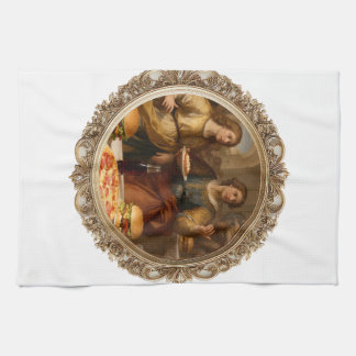 Linge De Cuisine Parodie de peinture de la Renaissance vintage d'ho