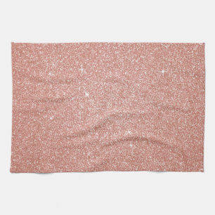 Linge De Cuisine Parties scintillant et étincelle rose Rose Gold