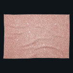 Linge De Cuisine Parties scintillant rose rose or-Blush et étincell<br><div class="desc">Blush Pink - Rose Gold Faux Parties scintillant et Sparkle fait le cadeau parfait pour son anniversaire ou occasion spéciale.</div>