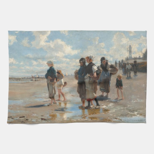 Linge De Cuisine Partir à la pêche de John Singer Sargent (Horizontal)