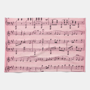 Linge De Cuisine Partition rose