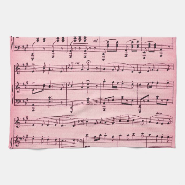 Linge De Cuisine Partition rose (Horizontal)
