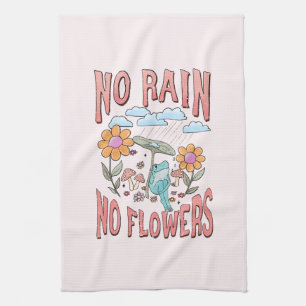 Linge De Cuisine "Pas de pluie, pas de fleurs" Floral inspirant