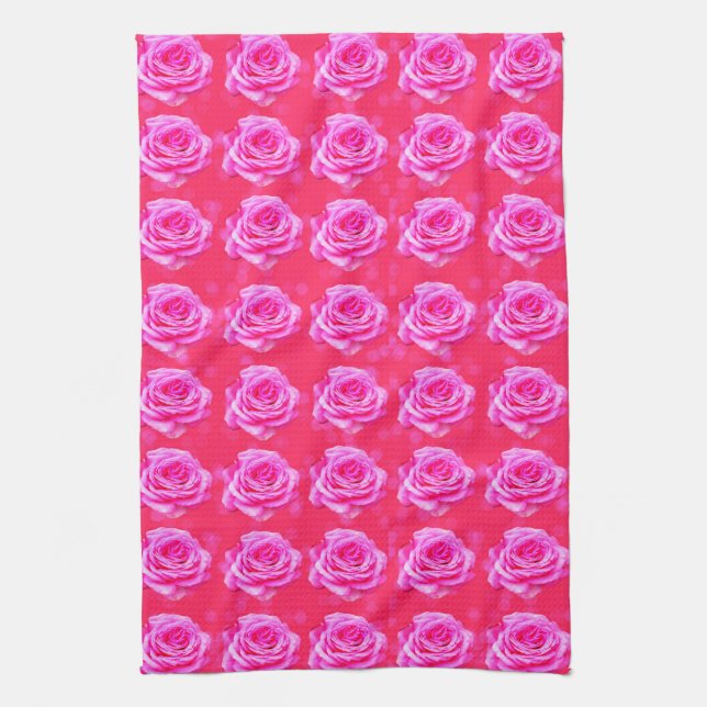 Linge De Cuisine Passion rose, (Vertical)