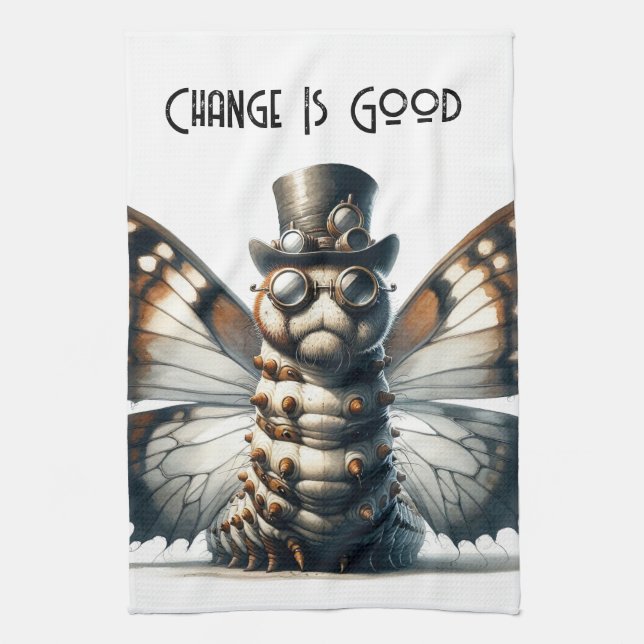 Linge De Cuisine Paterpillar Steampunk (Vertical)