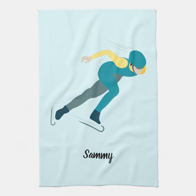 Linge De Cuisine Patinage de vitesse (Vertical)