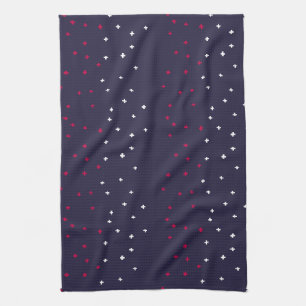 Linge De Cuisine Patriotique rouge blanc & bleu croix suisse plus s