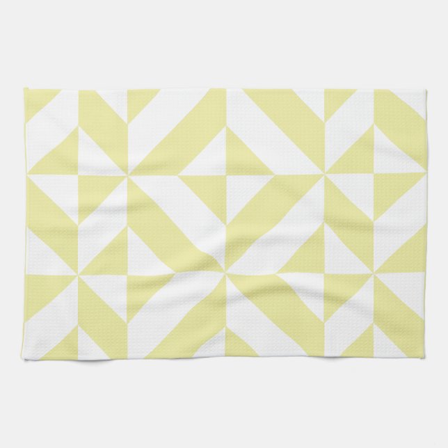 Linge De Cuisine Patters de Pale Yellow (Horizontal)
