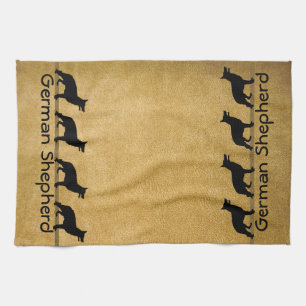 Linge De Cuisine Pattes boueuses de berger allemand