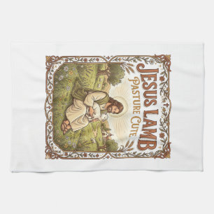 Linge De Cuisine Pâturage de Jésus agneau Mignon Pâturage de Jésus