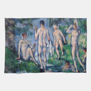 Linge De Cuisine Paul Cezanne - Groupe de Baigneurs
