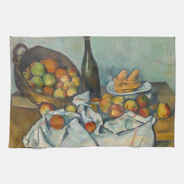 Linge De Cuisine Paul Cezanne - Le Panier de Pommes (Horizontal)