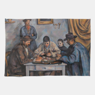 Linge De Cuisine Paul Cezanne - Les Joueurs De Cartes