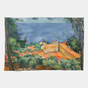 Linge De Cuisine Paul Cezanne - L'Estaque aux toits rouges