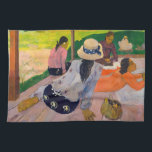 Linge De Cuisine Paul Gauguin - La Siesta<br><div class="desc">La Sieste - Paul Gauguin,  Huile sur toile,  1892-1894</div>