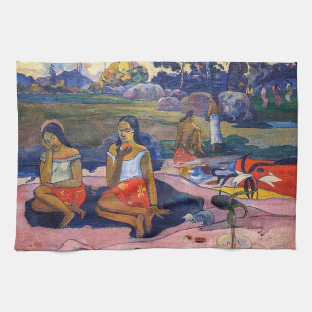 Linge De Cuisine Paul Gauguin - Source sacrée, Douces Rêves (Horizontal)