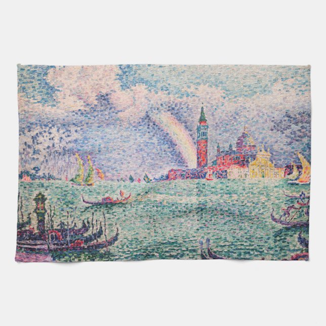 Linge De Cuisine Paul Signac - Arc-en-ciel, Venise (Horizontal)
