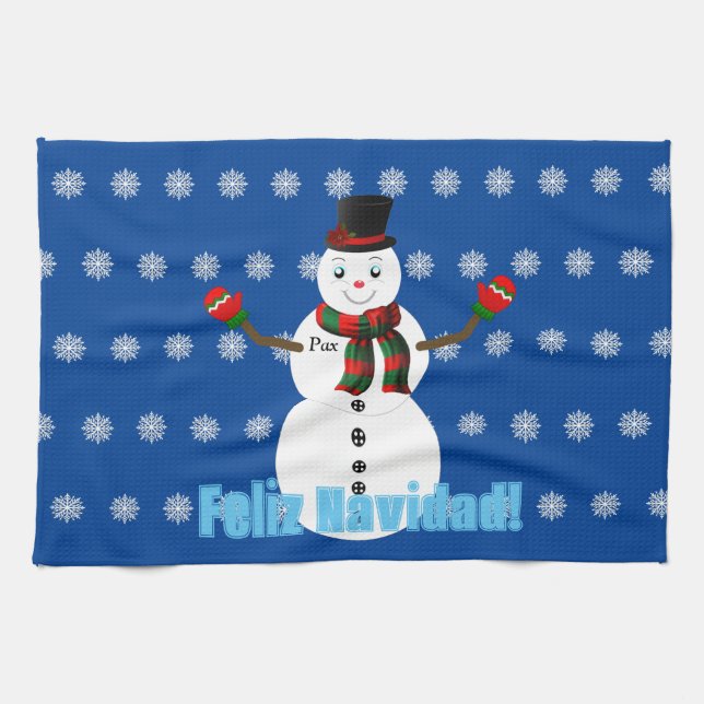 Linge De Cuisine Pax The snowman (Horizontal)