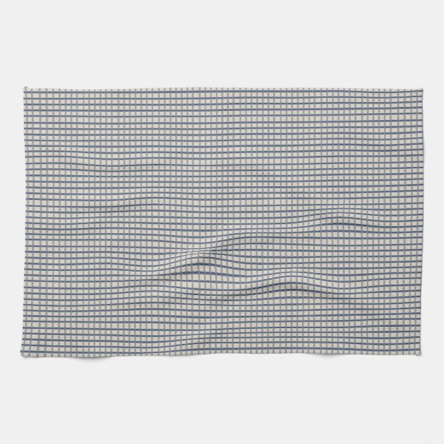 Linge De Cuisine Pays bleu En vichy (Horizontal)