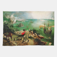 Paysage de Pieter Bruegel avec l'automne d'Icare