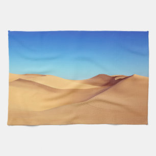 Linge De Cuisine Paysage naturel du désert de sable du Sahara panor