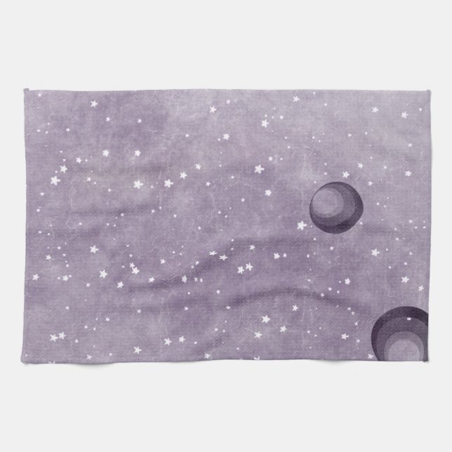 Linge De Cuisine Paysage nocturne de l'horoscope (Horizontal)