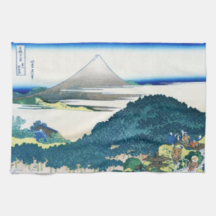 Linge De Cuisine Paysage oriental frais de vue de Hokusai Fuji de