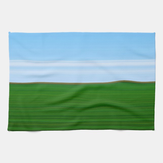 Linge De Cuisine Paysage - Style minimaliste (Horizontal)