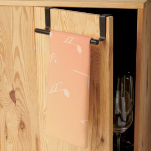 Linge De Cuisine Peach Music