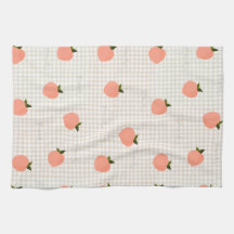 Peachify Gingham de pêche