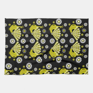 Linge De Cuisine Peacock Bird Art graphique