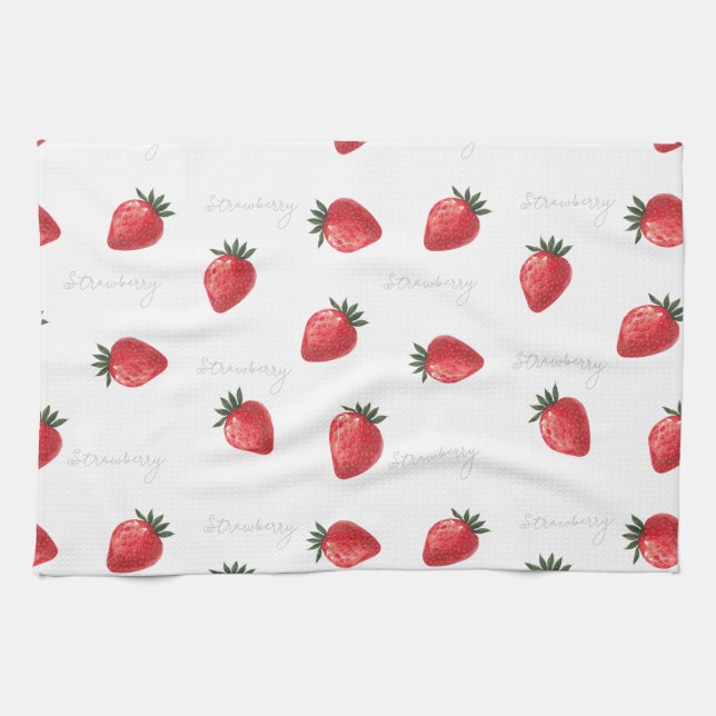 Linge De Cuisine Pêcher Fraise (Horizontal)