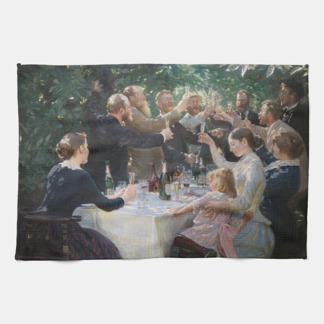 Linge De Cuisine Peder Severin Kroyer - Hip, Hip, Hurrah ! (Horizontal)