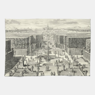Linge De Cuisine Peinture à l'huile des Fontaines du Jardin de Vers