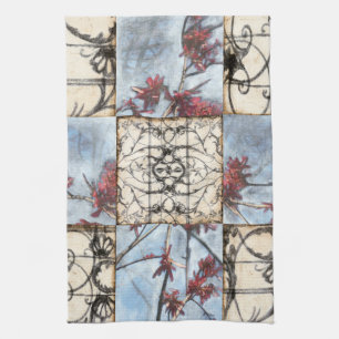 Linge De Cuisine Peinture Abstraite de défilement